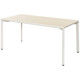 アール・エフ・ヤマカワ　TEO　ミーティングテーブル　ナチュラル×ホワイト　幅1500×奥行750×高さ720mm　1台