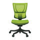 エルゴヒューマン スマート オフィスチェア 3Dファブリックメッシュ 肘無し グリーン/KMD34 EHS KMD34 GN 1脚