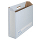 プラス　ボックスファイル（エコノミータイプ）　A3　ブルー　1箱（25冊：5冊入×5袋）