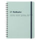 ロルバーン ポケット付メモ L B6相当 ライトブルー 水色 5mm方眼 リングノート デルフォニックス（Rollbahn）