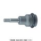 トラスコ中山 インパクト用ヘキサゴンソケットソケット(差込角9.5)対辺6mm THX3-06 1個 389-8822