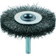 トラスコ中山 軸付ホイールブラシ φ65X軸6 ステンレス線 線径0.3 TB-6233 1個 261-9512