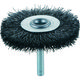 トラスコ中山 軸付ホイールブラシ φ65X軸6 鋼線 線径0.3 TB-6232 1個 261-9482