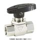 フジキン Fujikin SUS製4.90MPaパネルマウント式ボール弁PUBV15C PUBV-15C 1個 365-5181（直送品）