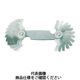 トラスコ中山 TRUSCO ピッチゲージ 測定範囲0.25~2.5mm 60°28枚組 156 1個 229-5784（直送品）
