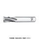 オーエスジー OSG ハイスエンドミル 2刃キー溝用 5 OH1 80610 EKD-OH1-5 1本 200-6618（直送品）
