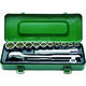 旭金属工業 ASH ソケットレンチセット12.7□×13PCS VO4100 1セット 376-7281（直送品）