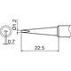 白光 こて先 1.2DL型 T18-DL12 1本(1個) 384-4099（直送品）