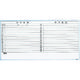 トラスコ中山 TRUSCO スチール製ホワイトボード 月予定表・横 900X1800 GL-602 1枚 520-4321（直送品）
