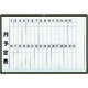 トラスコ中山 TRUSCO スチール製ホワイトボード 月予定表・縦 ブロンズ600X900 WGL-222S-BL 1枚 288-5042（直送品）