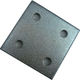 ヤマト スチールブラケット(プレート)YSBー5454ー6 YSB-5454-6 1個 177-7262（直送品）