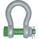 大洋製器工業 大洋 グリーンピンスタンダードシャックル バウ・ボルトナット 1.5t(3300446) GPBB-1.5T 1個（直送品）