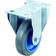 ワコーパレット ワコー エアーキャスター(固定車) 100mm ゴム車 AMR-100-NRB 1個 305-2621