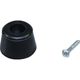 アイテック 光 ゴム底脚 28mm丸 (4個入) KG-280 1パック(4個) 381-5447（直送品）