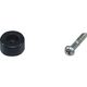 アイテック 光 ゴム底脚 10mm丸 (4個入) KG-100 1パック(4個) 381-5412（直送品）