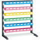 トラスコ中山 TRUSCO UPRラック H1000 ビン小青・赤各16個 黄・薄緑各8個付 UPR-L1006A 1台(1セット)（直送品）