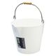 リス アクティブバケツ 8L ホワイト 1個 GBEB001