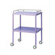 アズワン カラフル回診車 手摺付 ラベンダー 616×450×842mm 0-210-08 1台（直送品）