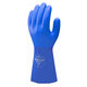 【耐油手袋】 ショーワグローブ 塩化ビニール手袋 耐油ロングビニローブ（裏布付） No.660 ブルー L 1双