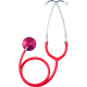 シングル聴診器　No.110（外バネ式）　レッド　0110B021　ケンツメディコ