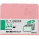 コクヨ 1/4カットフォルダー A4 ピンク 1袋（4枚入） 個別フォルダー A4-4FS-P
