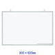 プラス　ホワイトボード　樹脂製フレーム　900×600mm　壁掛け　WB-0906JSQ