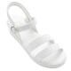 ファーストレイト 2本バンドサンダル ホワイト S FR-562 1足　ナースサンダル