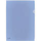 リヒトラブ　カラークリヤーホルダー　クリスタルブルー　A4タテ　F78-20