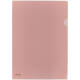 リヒトラブ　カラークリヤーホルダー　ローズピンク　A4タテ　F78-21