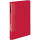 コクヨ　クリヤーブック（ウェーブカット・固定式）　A4タテ40ポケット　赤　レッド　ラ-T570R　1冊