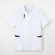 ナガイレーベン 男子上衣 （メンズジャケット） 医療白衣 半袖 Tロイヤルブルー L HO-1637（取寄品）