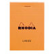 RHODIA（ロディア） ブロックロディア 横罫 No.11 オレンジ cf11600