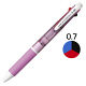 ジェットストリーム 3色ボールペン 0.7mm 油性 ピンク軸 SXE3-400-07 三菱鉛筆uniユニ