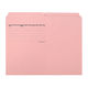 プラス カットフォルダー 2山 A4 桃 FL-062IF PK 1パック(10枚入)