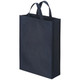 アスクル　不織布手提げ袋　ブルー　中　幅320mm×高さ450×マチ幅120ｍｍ　1袋（10枚入）  オリジナル