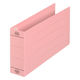 プラス　フラットファイル（統一伝票用）樹脂製とじ具　背幅53mm　ピンク　NO.062SW　76048　1セット（30冊：10冊入Ｘ3袋）