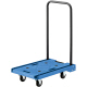 【台車】 アスクル 「現場のチカラ」 樹脂製折りたたみ台車100kg ブルー 1セット（4台：1台×4）  オリジナル
