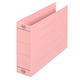 プラス　フラットファイル厚とじ500　A5ヨコ　ピンク　No.042SW（87608）　1袋(10冊入)