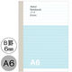 アスクルオリジナルノート　A6　48枚　B罫6mm　50冊  オリジナル