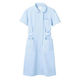 住商モンブラン ナースワンピース（半袖） サックスブルー S A73-1436　白衣