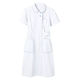 住商モンブラン ナースワンピース（半袖） 白/サックスブルー M A73-1414　白衣