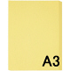 アスクル　カラーペーパー　A3　クリーム　1セット（500枚×2冊入）  オリジナル