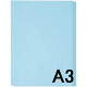 アスクル　カラーペーパー　A3　ブルー　1セット（500枚×2冊入）  オリジナル