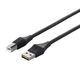 バッファロー どっちもUSB2.0ケーブル(A to B) 3.0m BSUABDU230BKA 1台