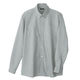 アイトス メンズ長袖オックスボタンダウンシャツ グレーストライプ LL 7870-104 1着（直送品）