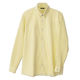 アイトス メンズ長袖オックスボタンダウンシャツ イエローストライプ L 7870-119 1着（直送品）