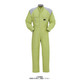 ヤマタカ 静電気防止夏ツナギ服 ライムグリーン/ライトグレー S 412ー14ーS 1枚（直送品）