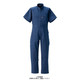 ヤマタカ 半袖夏ツナギ服 ネイビー LL 611ー2ーLL 1枚（直送品）