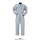 ヤマタカ ツナギ服 ライトグレー L 117ー7ーL 1枚（直送品）