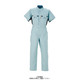 ヤマタカ 半袖夏ツナギ服 ライトグリーン M 260ー74ーM 1枚（直送品）